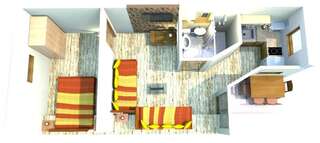Апартаменты Pataki Guesthouse Петровац Апартаменты с 1 спальней и видом на море-22